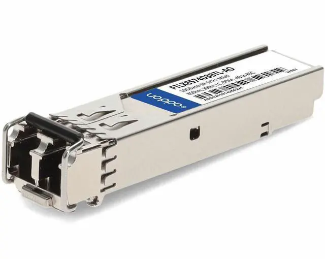 Alt view image 9 of 9 - AddOn Finisar® FTLX8574D3BTL Compatible TAA 10GBase-SR SFP+ Transceiver (MMF, 850nm, 300m, LC, DOM, -40 to 85C) | FTLX8574D3BTL-AO