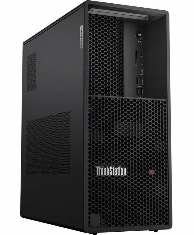Alt view image 9 of 15 - Lenovo ThinkStation P3 Gen 2 Workstation - Intel Core Ultra 7 265 - vPro Technology - 32 GB - 1 TB SSD - Windows 11 Pro - Intel Graphics - DVD-Writer - Gigabit Ethernet - Wireless LAN  30HT007WUS