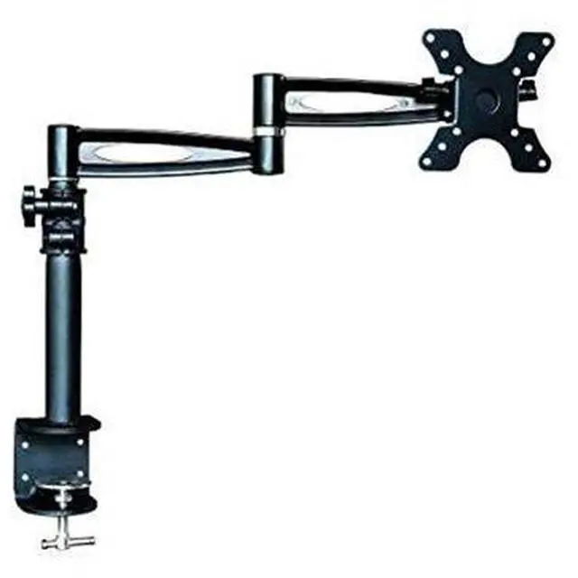 Alt view image 9 of 18 - Monoprice 3-Way Adjustable Tilting Desk Mount Bracket - Black For 13 - 30 Inch Monitors | Up to 33 Pounds