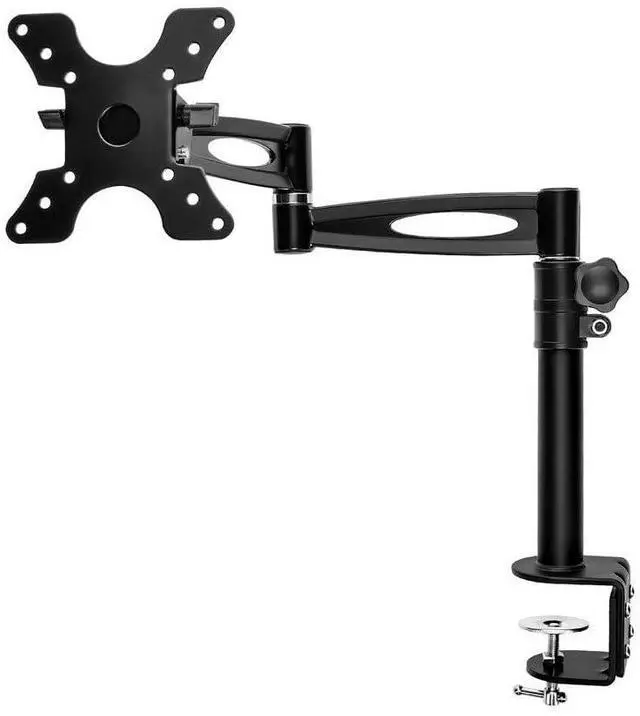 Alt view image 14 of 18 - Monoprice 3-Way Adjustable Tilting Desk Mount Bracket - Black For 13 - 30 Inch Monitors | Up to 33 Pounds
