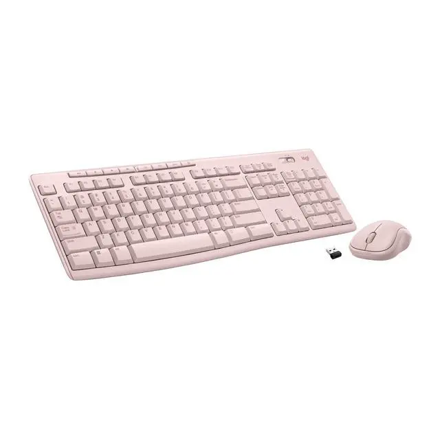 Alt view image 5 of 11 - Logitech MK270 Wireless Keyboard and Mouse Combo for Windows  2.4 GHz Wireless  Compact Mouse  8 Multimedia and Shortcut Keys  2-Year Battery Life  for PC  Laptop - Rose