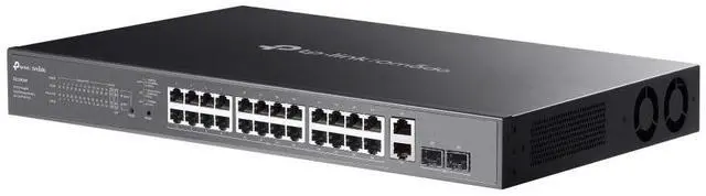 Alt view image 6 of 8 - TP Link Omada ES228GMP Omada 28-Port Gigabit Easy Managed Switch with 24-Port