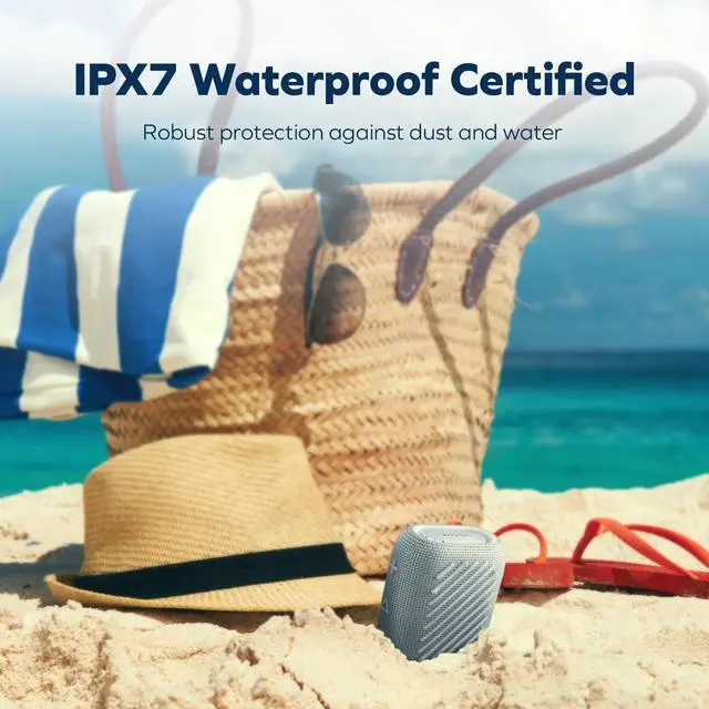 Alt view image 3 of 6 - Creative MUVO Flex Portable Waterproof Bluetooth 5.3 Speaker Gray