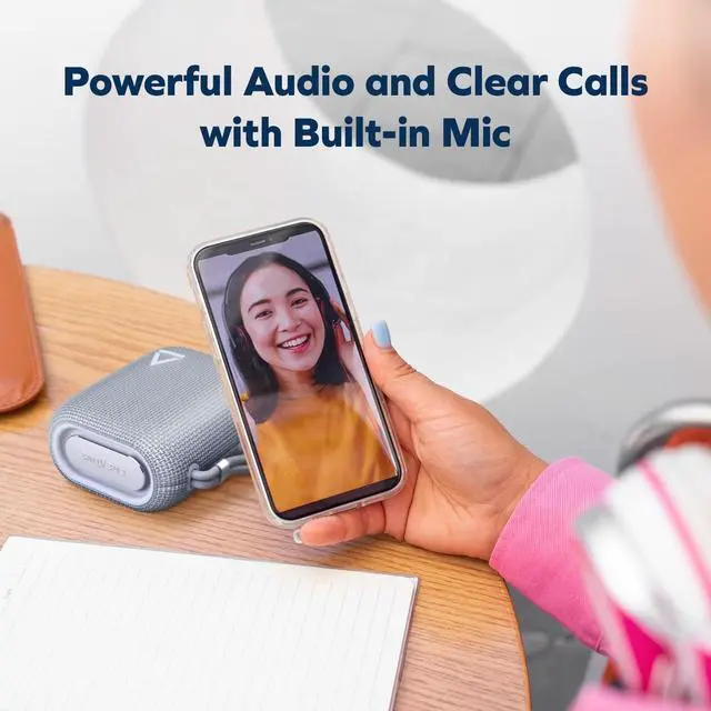 Alt view image 4 of 6 - Creative MUVO Flex Portable Waterproof Bluetooth 5.3 Speaker Gray