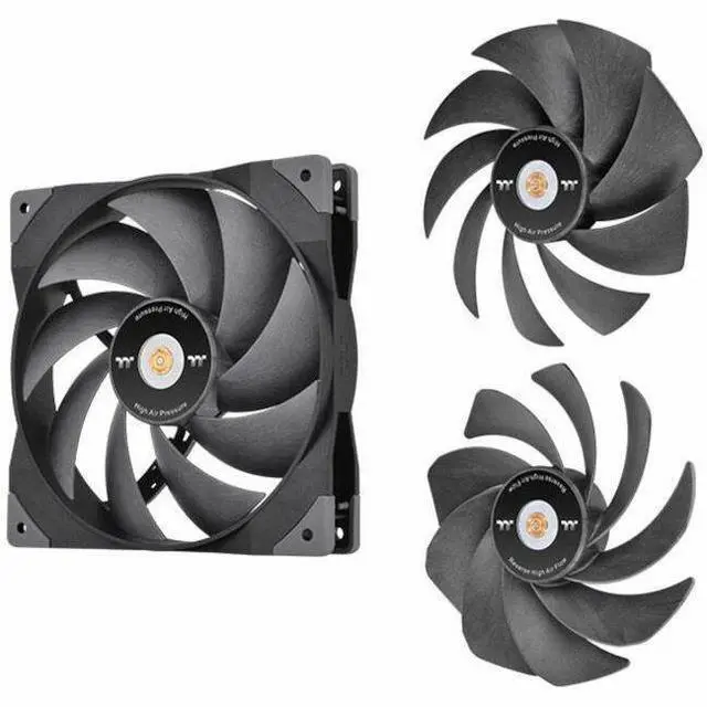 Main image of Thermaltake SWAFAN GT14 PC Cooling Fan, 3 Types of Detachable Fan Blades, High Pressure/High Air Flow/ Reversed (Single Fan Pack) CL-F157-PL14BL-A