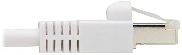Alt view image 7 of 7 - TRIPP LITE N262AB-014-WH 14 ft. Cat 6A White Safe-IT Cat6a 10G Certified Snagless Antibacterial S/FTP Ethernet Cable (RJ45 M/M), PoE, White