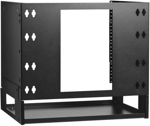 Alt view image 7 of 8 - Tripp Lite 8U Wall-Mount Bracket with Shelf for Small Switches SRWO8UBRKTSHELF