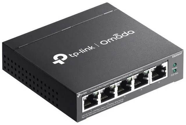 Alt view image 13 of 14 - TP-Link Omada 5-Port Gigabit Easy Managed Switch - 5 Ports - Manageable - Gigabit Ethernet - 10/100/1000Base-T - 2 Layer Supported - 65 W PoE Budget - Twisted Pair - PoE Ports - Desktop, Wall Mountabl