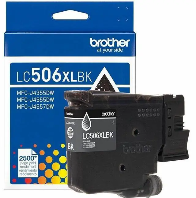 Main image of Brother LC506XLBK Original High Yield Inkjet Ink Cartridge Black Pack