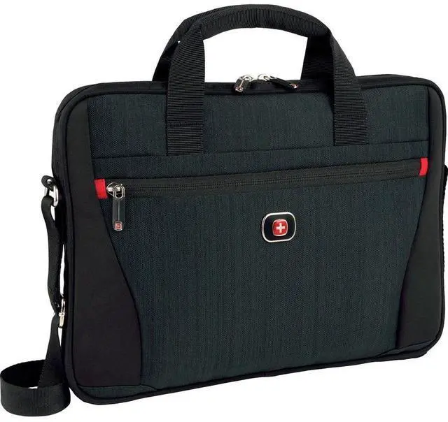 Alt view image 2 of 8 - SwissGear - Structure 14 Laptop Case - Blue Heather/Black