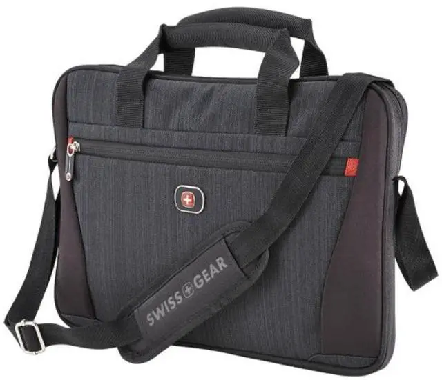 Alt view image 8 of 8 - SwissGear - Structure 14 Laptop Case - Blue Heather/Black