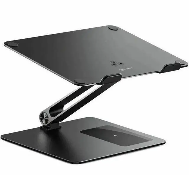 Main image of Alogic Elite Power Adjustable Laptop Stand Riser With Phone Charger EPLSWCBK
