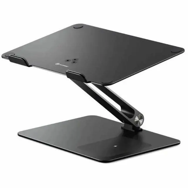 Alt view image 5 of 6 - Alogic Elite Power Adjustable Laptop Stand Riser With Phone Charger EPLSWCBK