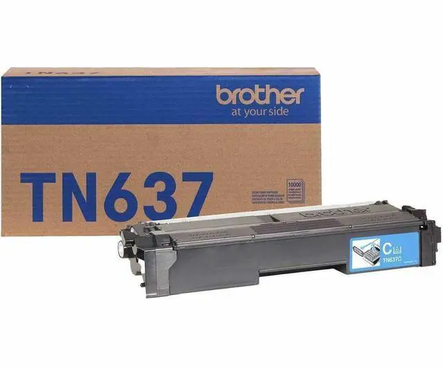 Main image of Brother TN637C Original Ultra High Yield Laser Toner Cartridge Cyan Pack