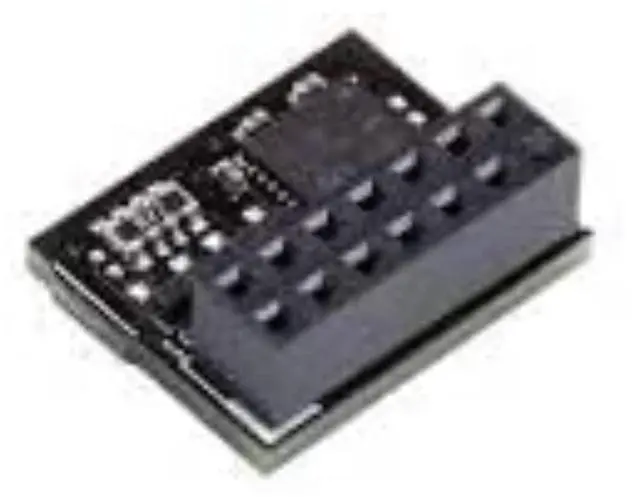 Alt view image 13 of 13 - Asus Accessory TPM-SPI SPI 14-1pin Nuvoton NPCT750 TPM2.0 Bulk Pack
