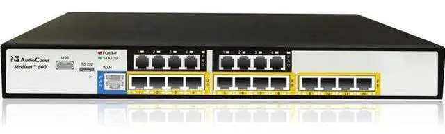 Main image of AudioCodes Mediant 800B VoIP Gateway M800BV2ETF4S4L
