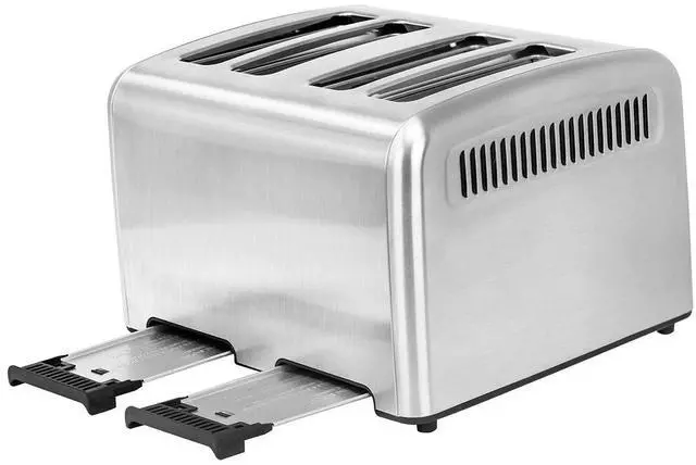 Alt view image 5 of 6 - Kalorik 4-Slice Toaster, Stainless Steel (TO46813SS)