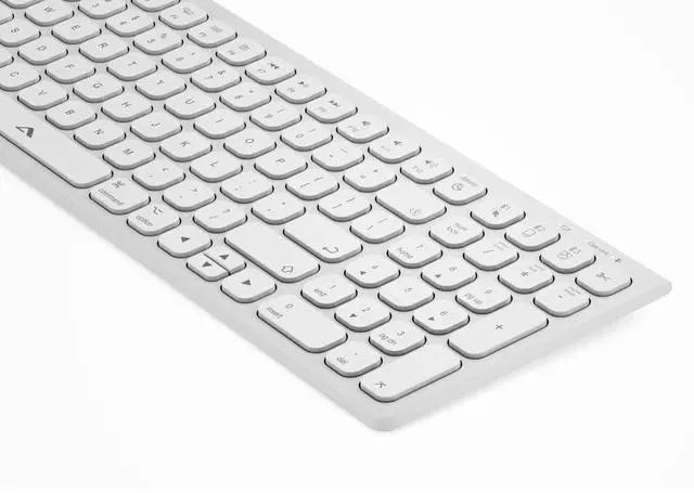 Alt view image 3 of 5 - ALOGIC ECHELON COMPACT USB-C RECHARGEABLE BLUETOOTH KEYBOARD FOR MAC (WHITE), US