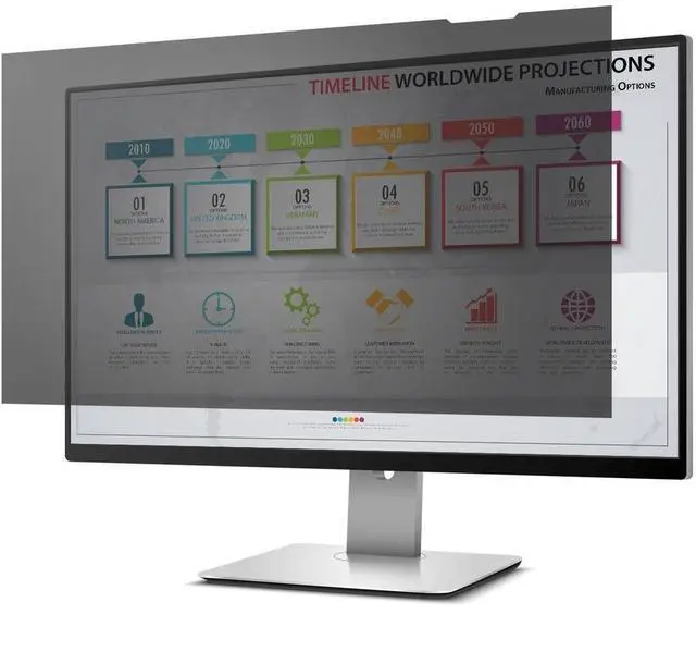 Alt view image 3 of 3 - Rocstor Privacyview Privacy Screen Filter Black, Glossy, Matte