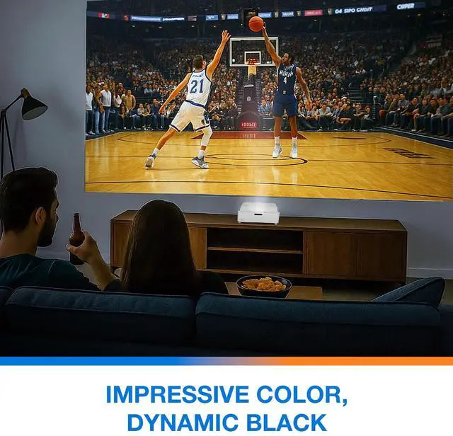 Alt view image 13 of 14 - Optoma GT4000UHD Ultra-Short Throw 4K UHD Home Cinema Laser Projector