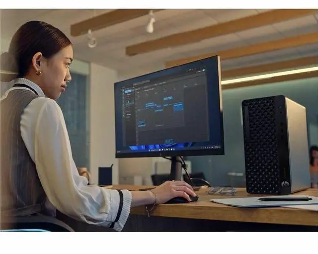 Alt view image 15 of 15 - HP ProDesk 4 G1i Desktop Computer - Intel Core Ultra 7 265 - vPro Technology - 16 GB - 512 GB SSD - Tower - Jack Black - Intel Q870 Chip - Windows 11 Pro - Intel DDR5 SDRAM - English Keyboard - 280 W