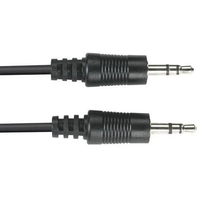 Alt view image 5 of 5 - black box network services 3.5-mm stereo audio cables, 24 awg, male ej110-0005