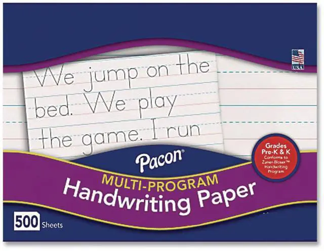 Main image of Pacon Multi-Program Picture Story Paper 1/2" One-Sided 8.5 x 11 500/Pack 2693