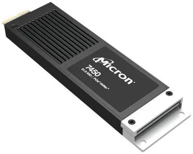 Alt view image 2 of 4 - Micron 745 Pro 3840GB NVMe E1.S (15mm) TGP-Opal Enterprise SSD (MTFDKCE3T8TFR-1BC15ABYYR)