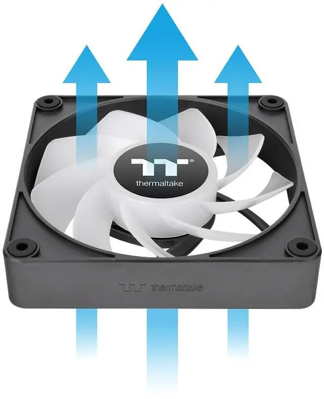 Alt view image 5 of 13 - Thermaltake CT120 EX Reverse ARGB Sync PC Cooling Fan, 3 Pack, CL-F192-PL12SW-A