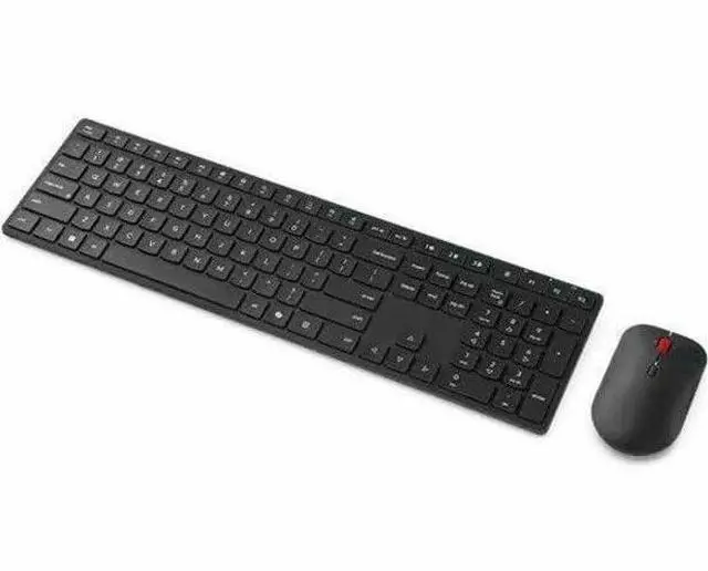 Alt view image 7 of 10 - Lenovo Wireless Multi-Mode Pro Combo Keyboard and Mouse 6000 US English 4X31S04810