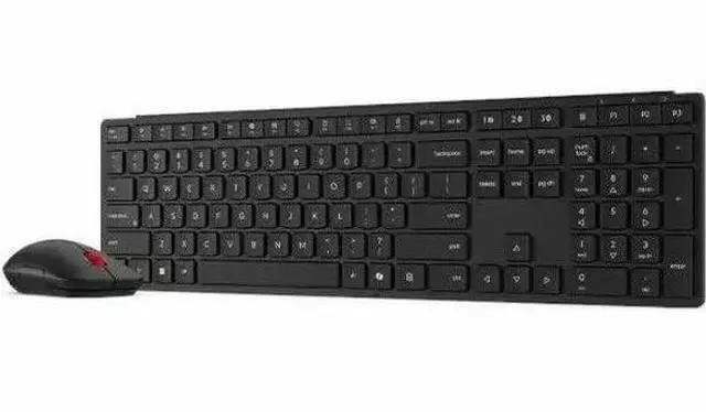 Alt view image 8 of 10 - Lenovo Wireless Multi-Mode Pro Combo Keyboard and Mouse 6000 US English 4X31S04810