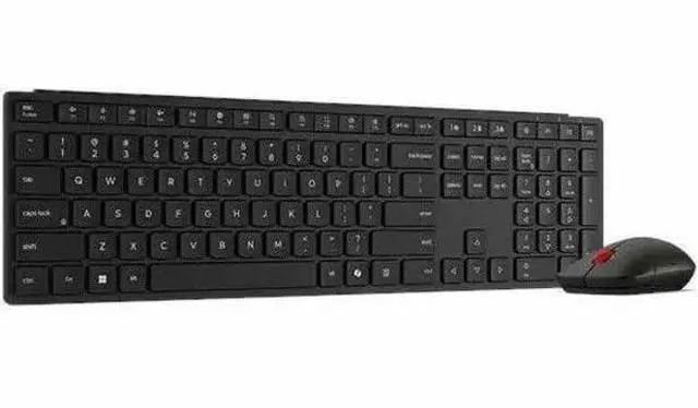 Alt view image 9 of 10 - Lenovo Wireless Multi-Mode Pro Combo Keyboard and Mouse 6000 US English 4X31S04810