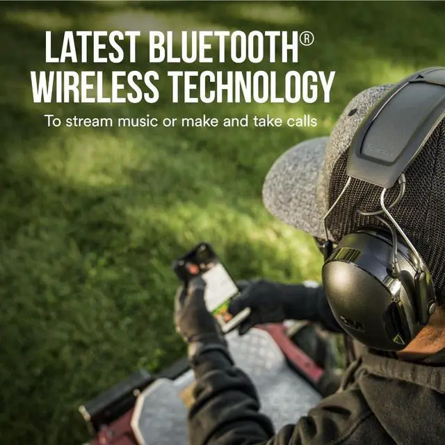 Alt view image 4 of 7 - 3M WorkTunes Connect + Solar Wireless Hearing Protector 90573-DC