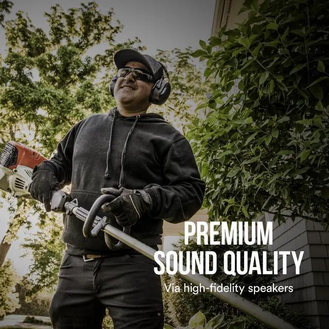 Alt view image 5 of 7 - 3M WorkTunes Connect + Solar Wireless Hearing Protector 90573-DC