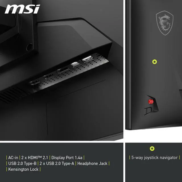 Alt view image 14 of 15 - MSI 27" 320 Hz Rapid IPS UHD Gaming Monitor FreeSync (AMD Adaptive Sync) MAG 272URDF E16