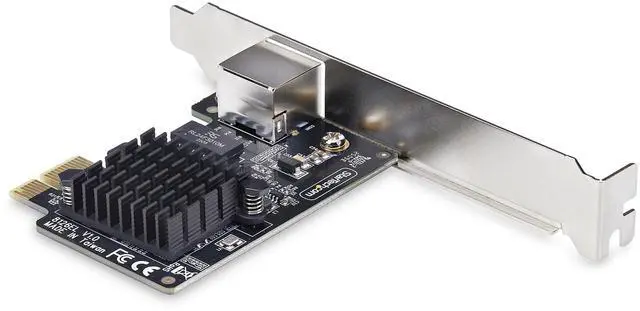 Alt view image 5 of 10 - StarTech 1-Port 5G Gigabit PCIe Network Adapter Card, 5G/2.5G/1G/100M/10M PCI Express LAN Card, Realtek RTL8126, Windows and Linux, TAA Compliant