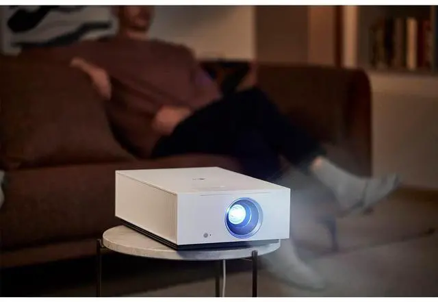 Alt view image 12 of 16 - LG Electronics CineBeam HU710PW 4K UHD Hybrid Home Cinema Projector with Up to 2000 ANSI Lumens webOS 6.0 with Amazon Prime Video, Netflix and Apple TV+, White