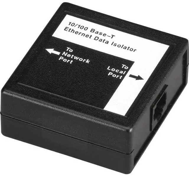 Alt view image 11 of 11 - Black Box Ethernet Data Isolator - 2 x RJ-45 - Ethernet