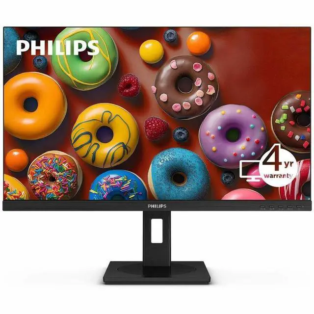 Alt view image 9 of 9 - Philips 27B1U3900-27" 4K UHD monitor with USB-C docking, Built-In Speakers & 3.5mm Jack