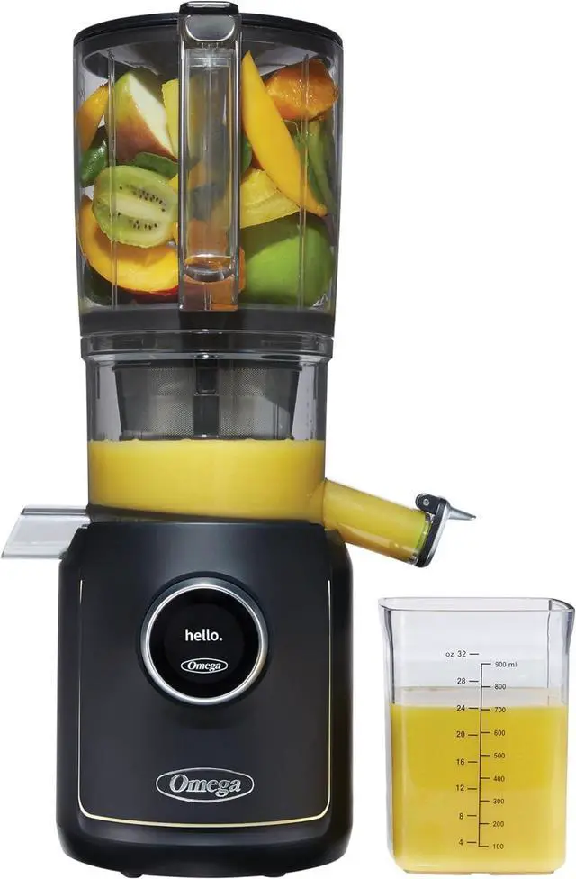Main image of Omega Performance Batch Juicer With Intellidial Technology Hand Free Juicer - OMSMBTBK13