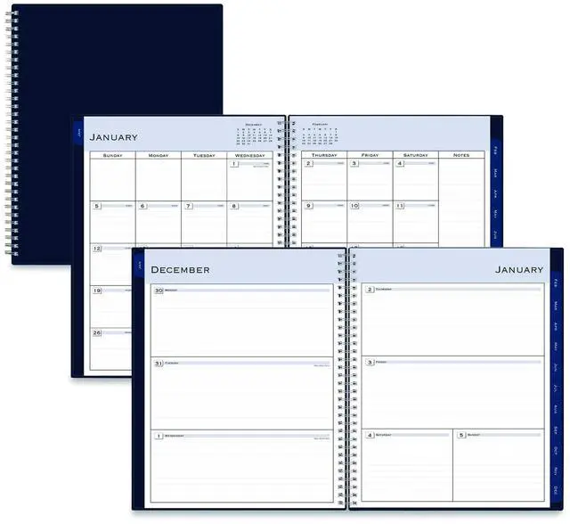 Main image of Passages Weekly/Monthly Planner 11 x 8.5 Navy Cover 12-Month Jan to Dec: 2026 148659