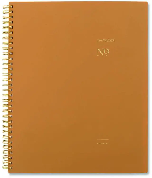 Main image of Cambridge 2026 Planner, Weekly & Monthly, 8.5" x 11", Large, WorkStyle Focus, Sunbaked Clay