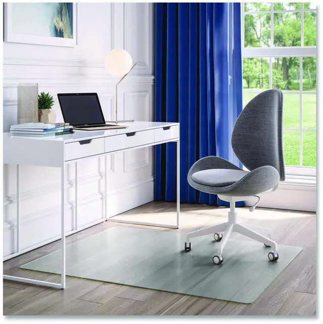 Main image of OceanMat Hard Floor Chair Mat for Hard Floors Rectangular Straight Edges 36" x 48" Clear CM2G142OCB