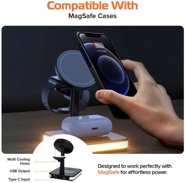 Alt view image 7 of 8 - Spracht FC4B Flex Charge 4 - USB-C - Black