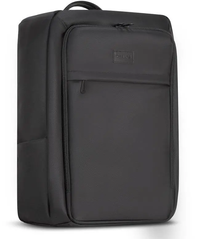 Alt view image 9 of 14 - Champs Onyx Carrying Case (Backpack) for 11" to 15.6" Water Bottle, Notebook, Tablet, Glasses, Travel - Black - Water Resistant - Nylon Body - Shoulder Strap, Trolley Strap, Handle - 5.7