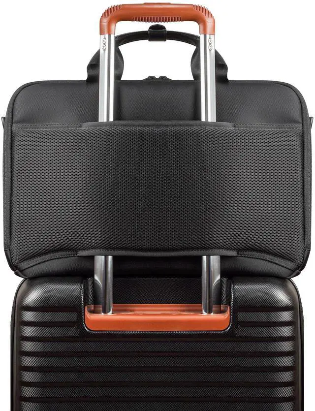 Alt view image 12 of 15 - Champs Onyx Carrying Case (Backpack) for 11" to 15.6" Notebook - Black - Water Resistant - Nylon Body - Shoulder Strap, Trolley Strap, Handle - 12.5" Height x 5" Width - 3.43 gal V