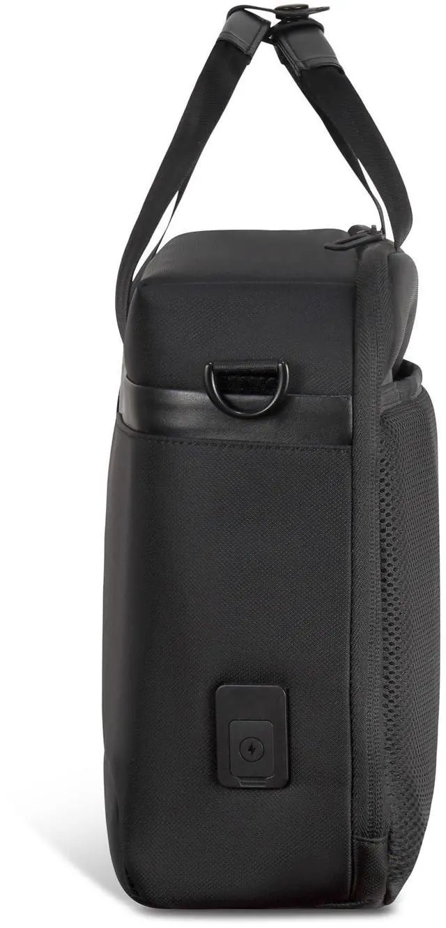 Alt view image 14 of 15 - Champs Onyx Carrying Case (Backpack) for 11" to 15.6" Notebook - Black - Water Resistant - Nylon Body - Shoulder Strap, Trolley Strap, Handle - 12.5" Height x 5" Width - 3.43 gal V