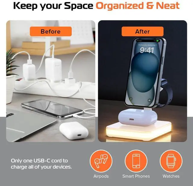 Alt view image 6 of 8 - Spracht FC4W Flex Charge 4 - USB-C - White