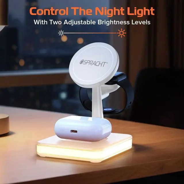 Alt view image 7 of 8 - Spracht FC4W Flex Charge 4 - USB-C - White