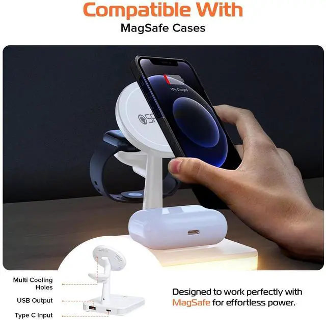 Alt view image 8 of 8 - Spracht FC4W Flex Charge 4 - USB-C - White